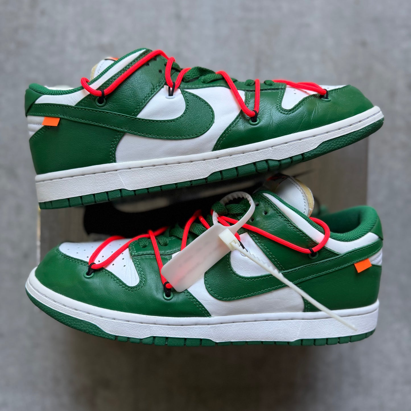 Size 12 - 2019 Off White x Nike Dunk Low "Pine Green"