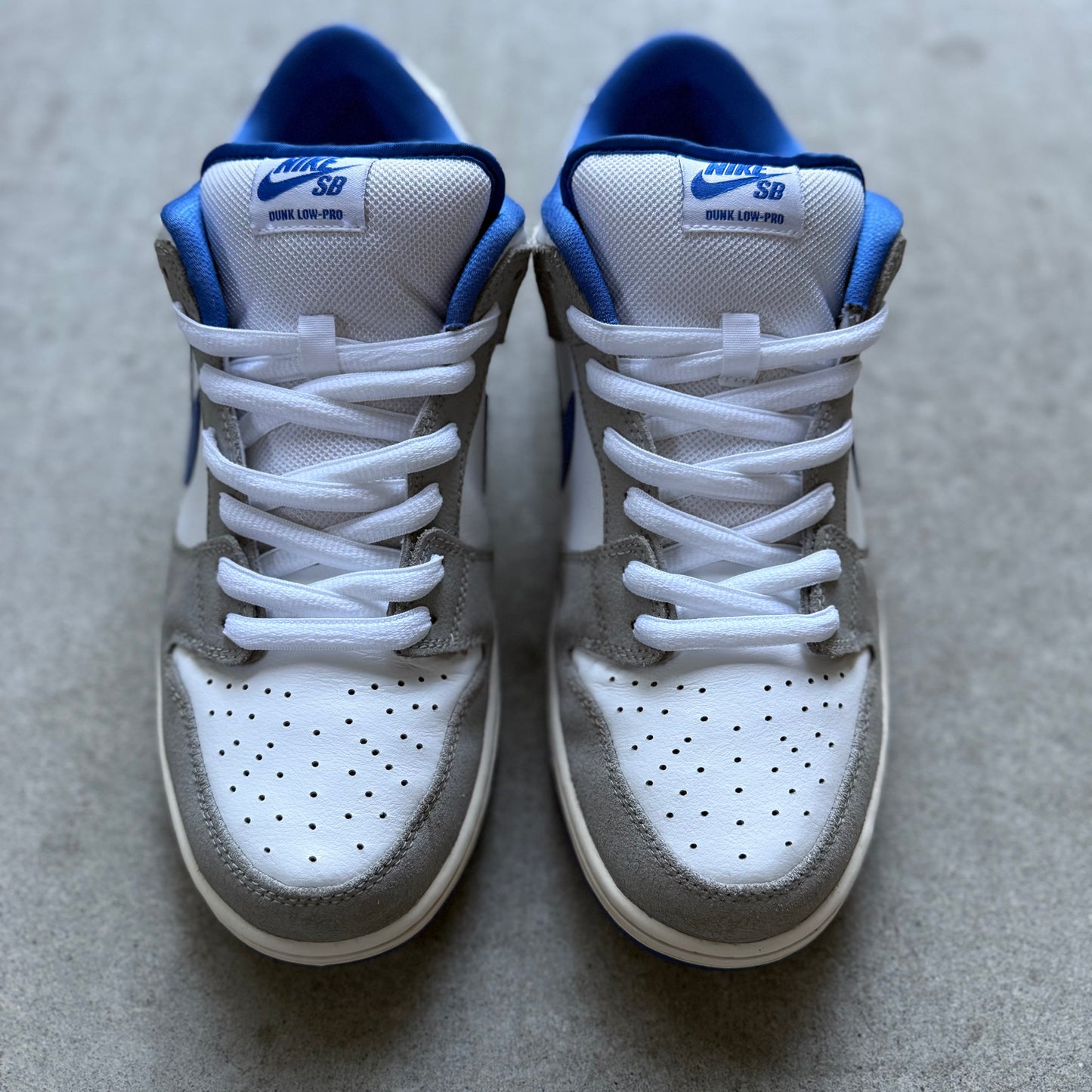 Size 11 - 2012 Nike Dunk SB Low "Matte Silver Varisty Royal"