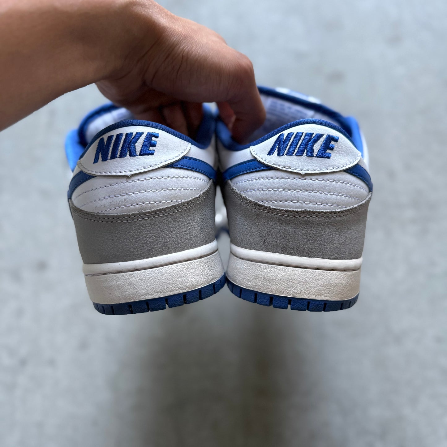 Size 11 - 2012 Nike Dunk SB Low "Matte Silver Varisty Royal"