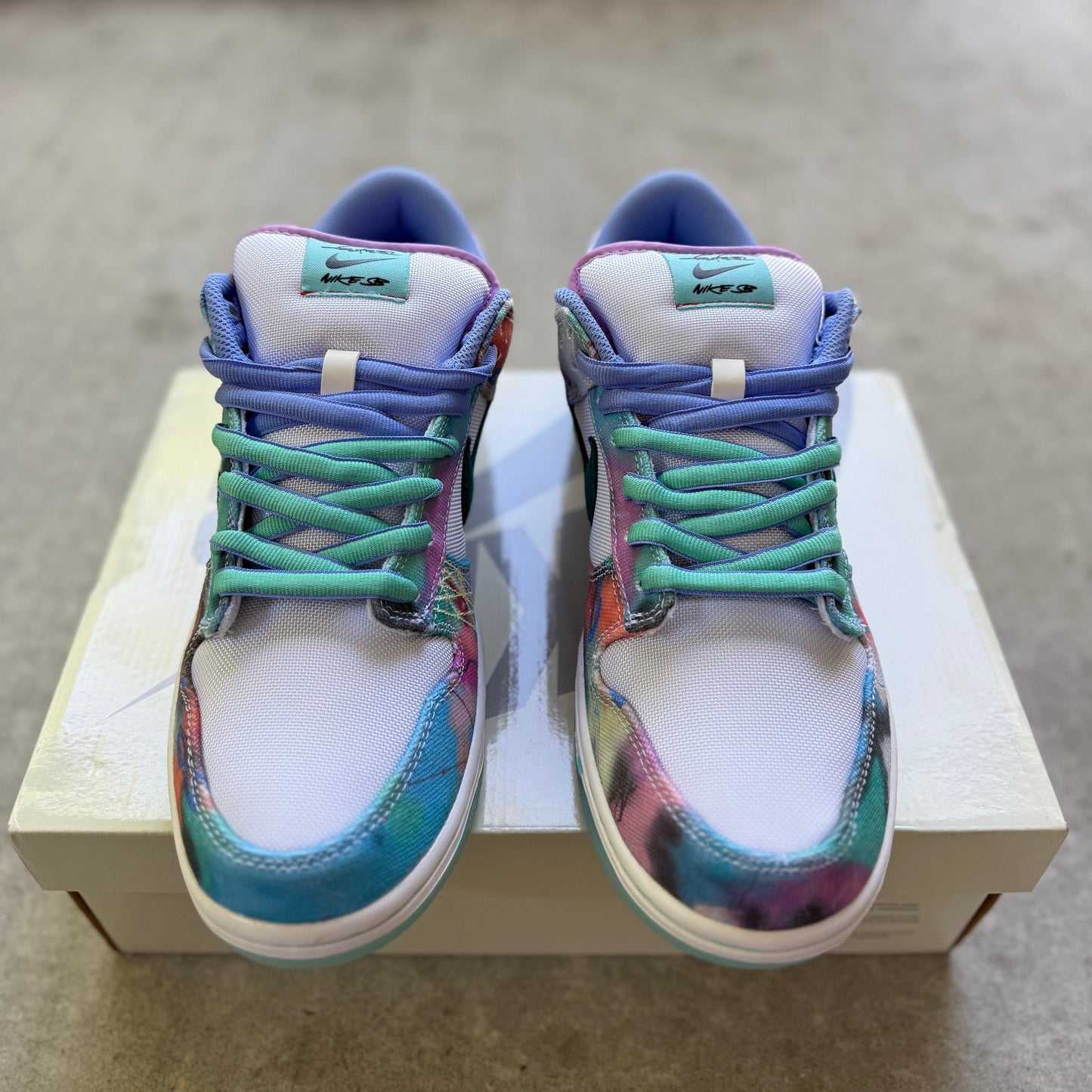 2024 Futura x Nike Dunk SB Low "Bleached Aqua"