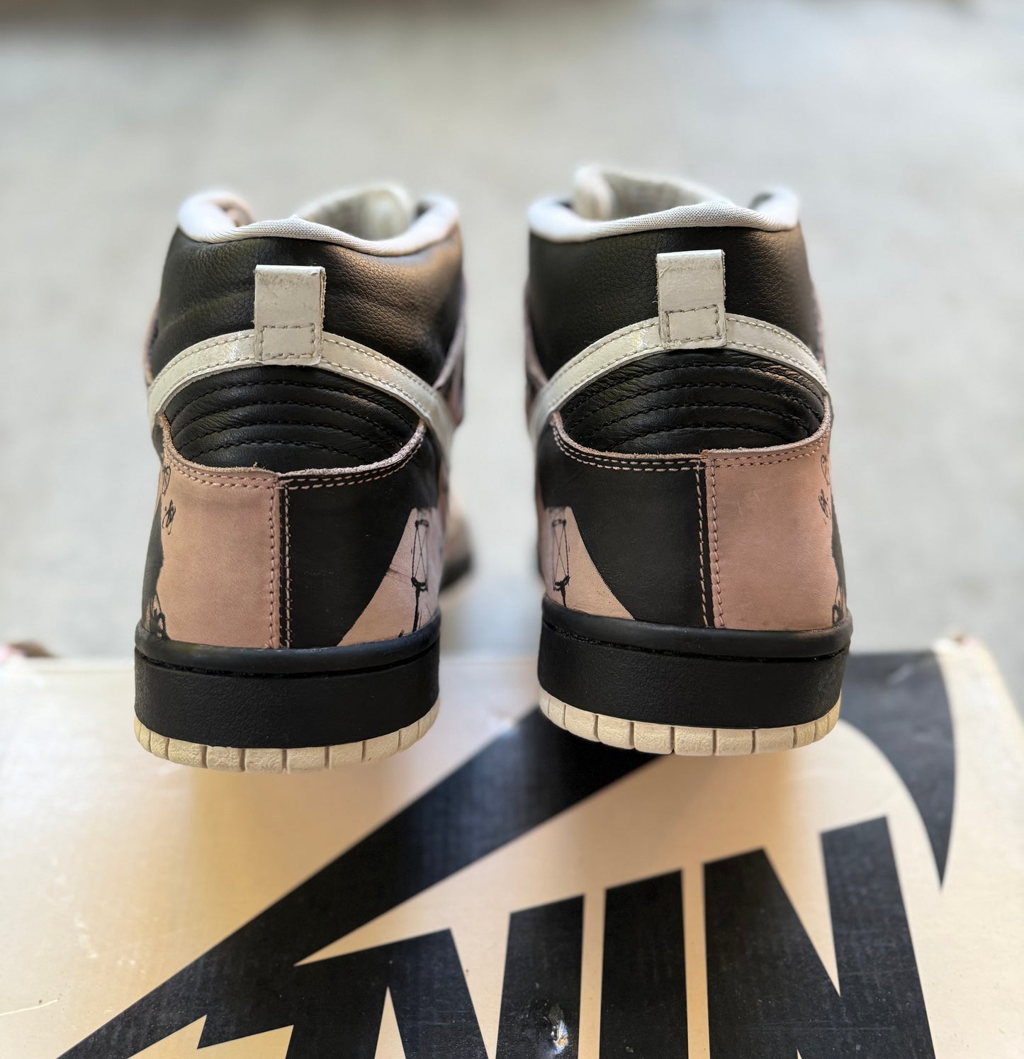 Size 13 - 2004 Futura x Nike Dunk SB High “Unkle”