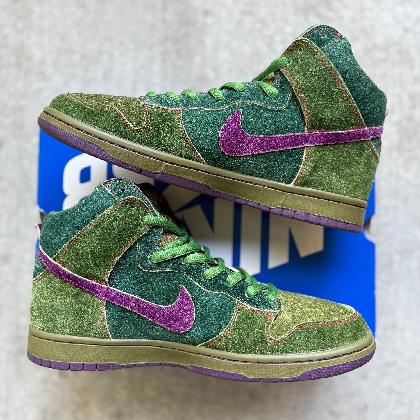 Size 11 - 2010 Nike Dunk SB High “Skunk”