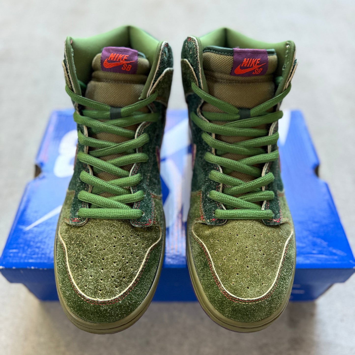 Size 11 - 2010 Nike Dunk SB High “Skunk”
