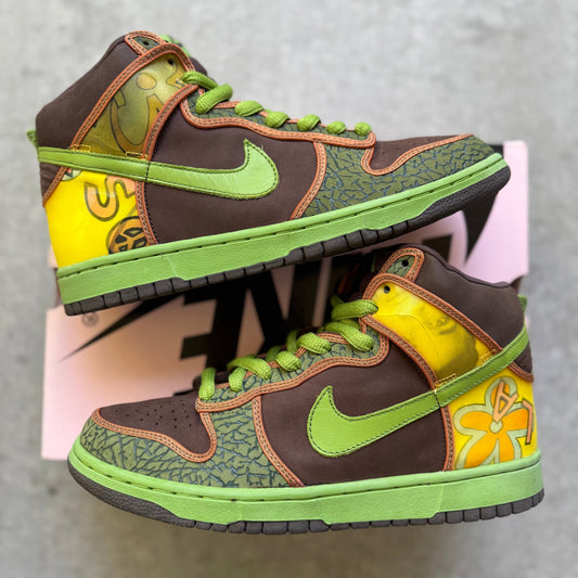 Size 9.5 - 2005 Nike Dunk SB High "De La Soul"