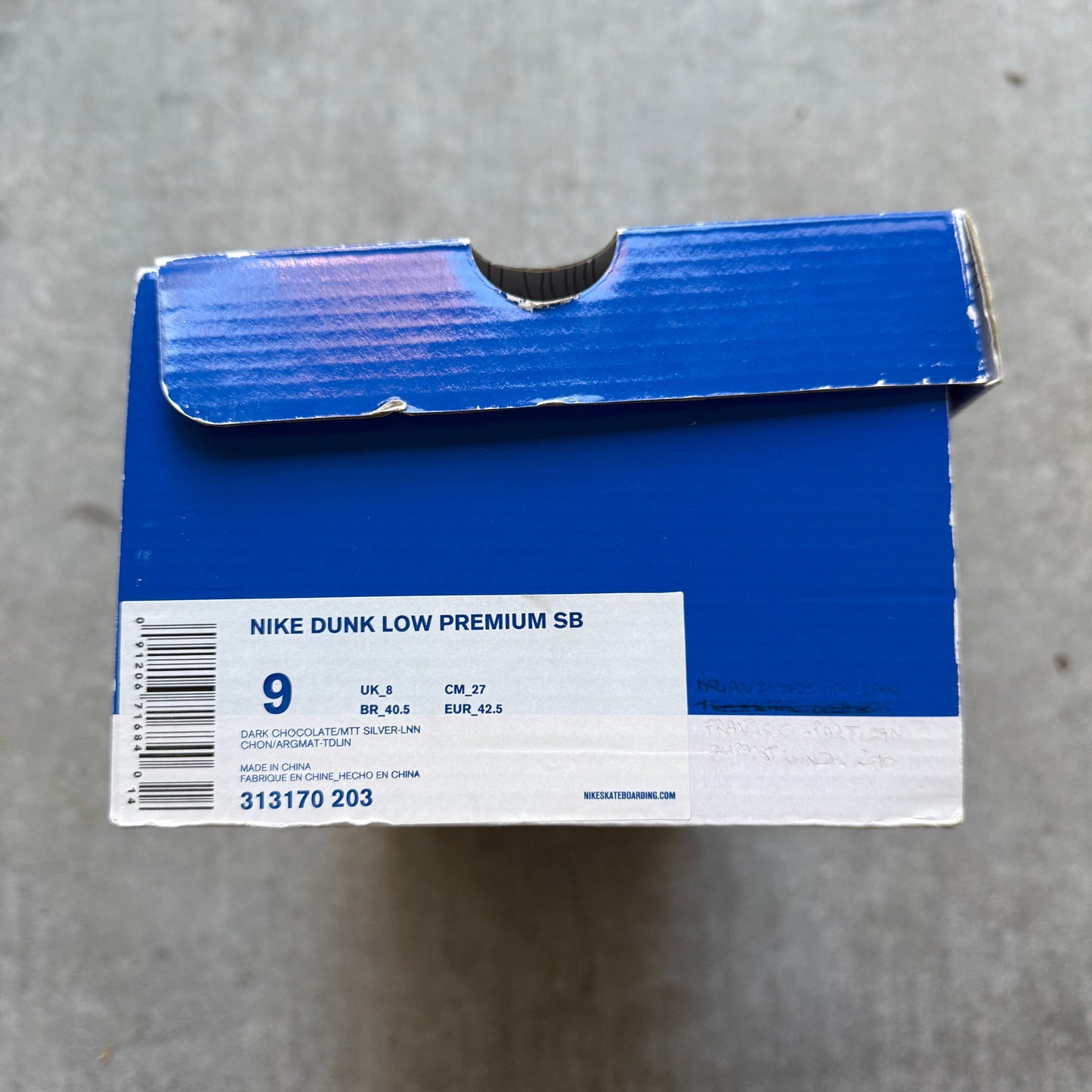 Size 9.5 - 2009 Concepts x Nike Dunk SB Low "Blue Lobster"