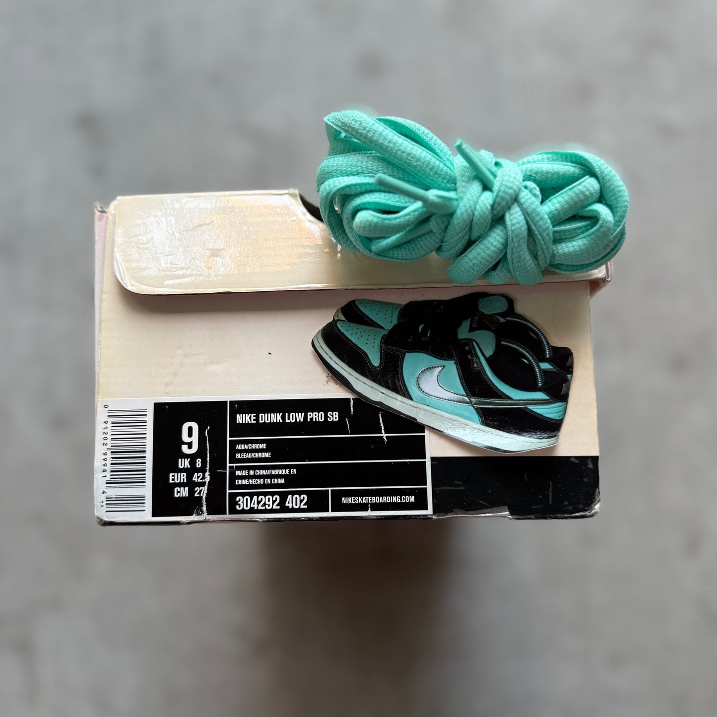 Size 9 - 2005 Diamond Supply Co. x Nike Dunk SB Low "Tiffany"