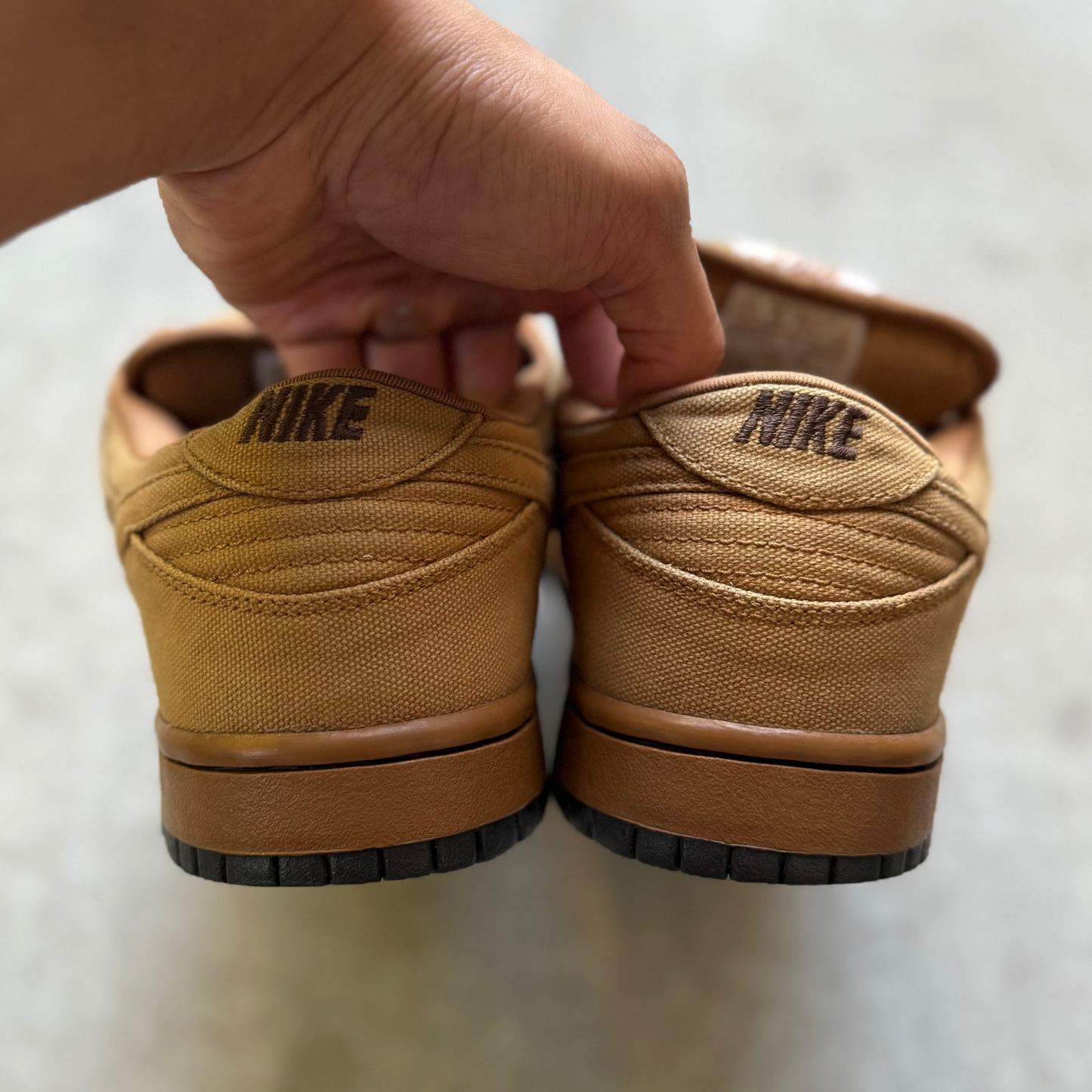 Size 8.5 - 2004 Nike Dunk SB Low "Carhartt / Shale"
