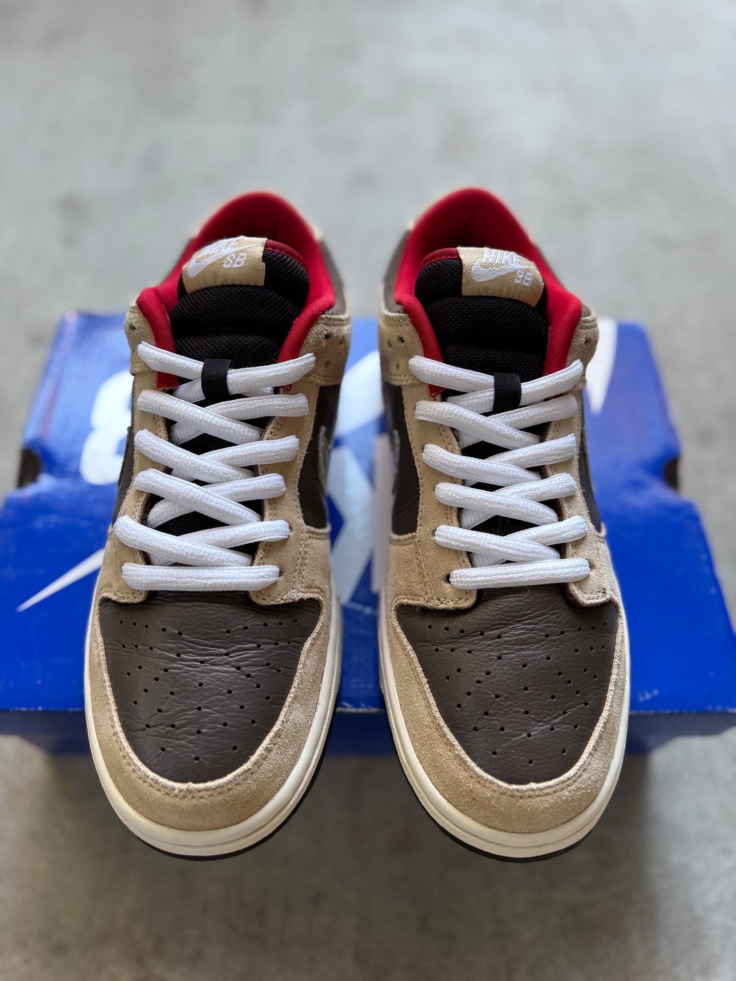 Size 9 - 2009 Nike Dunk SB Low "Dark Chocolate Linen"