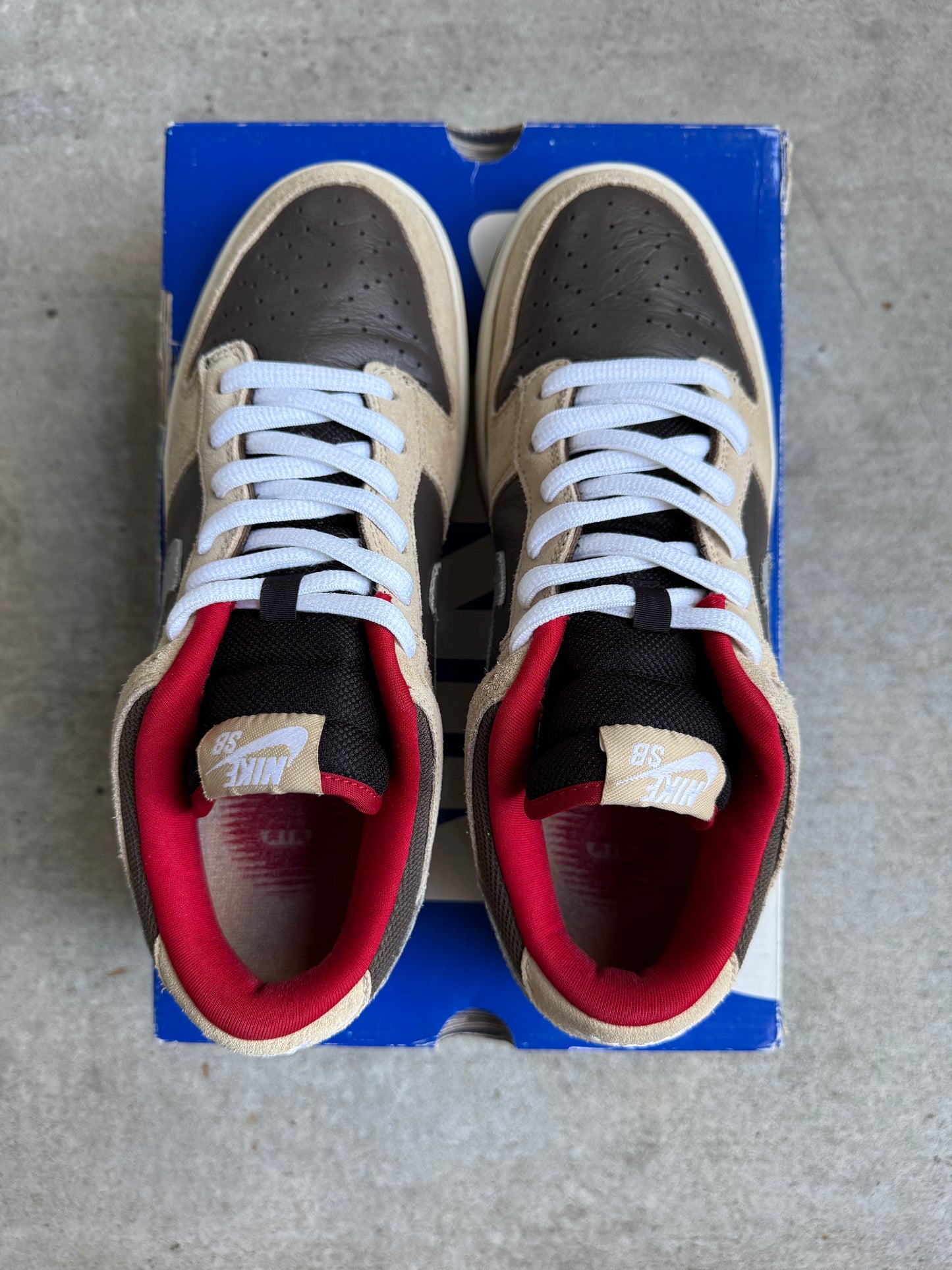 Size 9 - 2009 Nike Dunk SB Low "Dark Chocolate Linen"