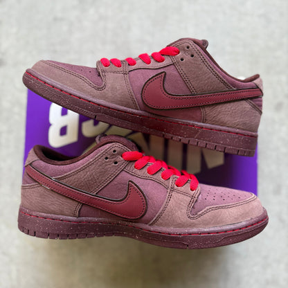 Size 9 - 2024 Nike Dunk Low SB "City of Love / Burgundy Crush"