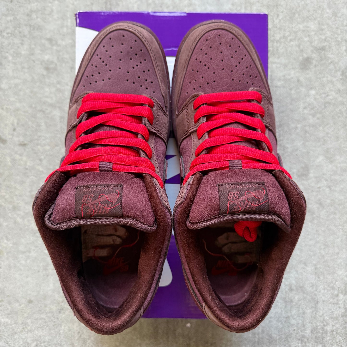 Size 9 - 2024 Nike Dunk Low SB "City of Love / Burgundy Crush"