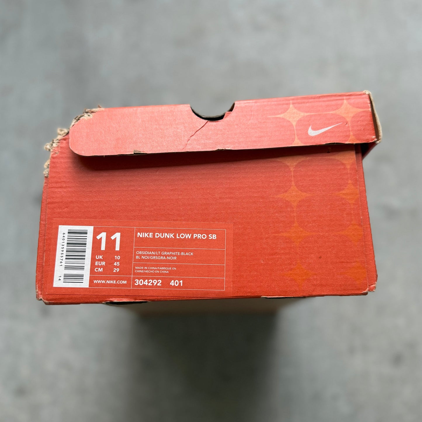 Size 11 - 2002 Nike Dunk SB Low "Gino Iannucci"