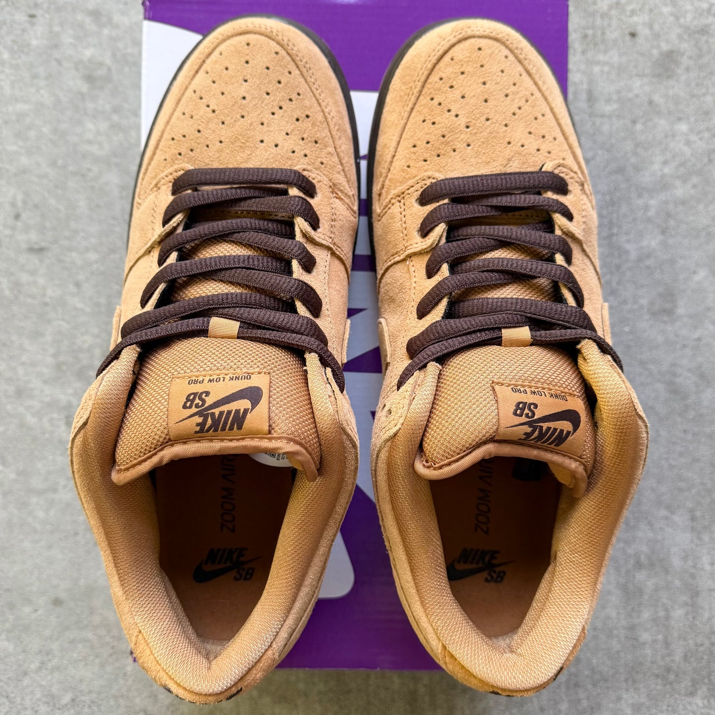 Size 9 - 2021 Nike Dunk SB Low "Wheat"