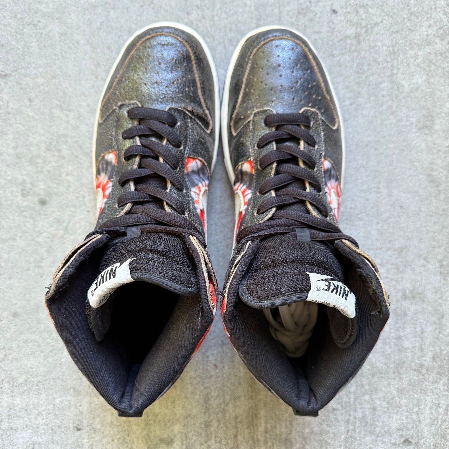 Size 11 - 2004 HUF x Nike Dunk SB High "Tie-Dye"