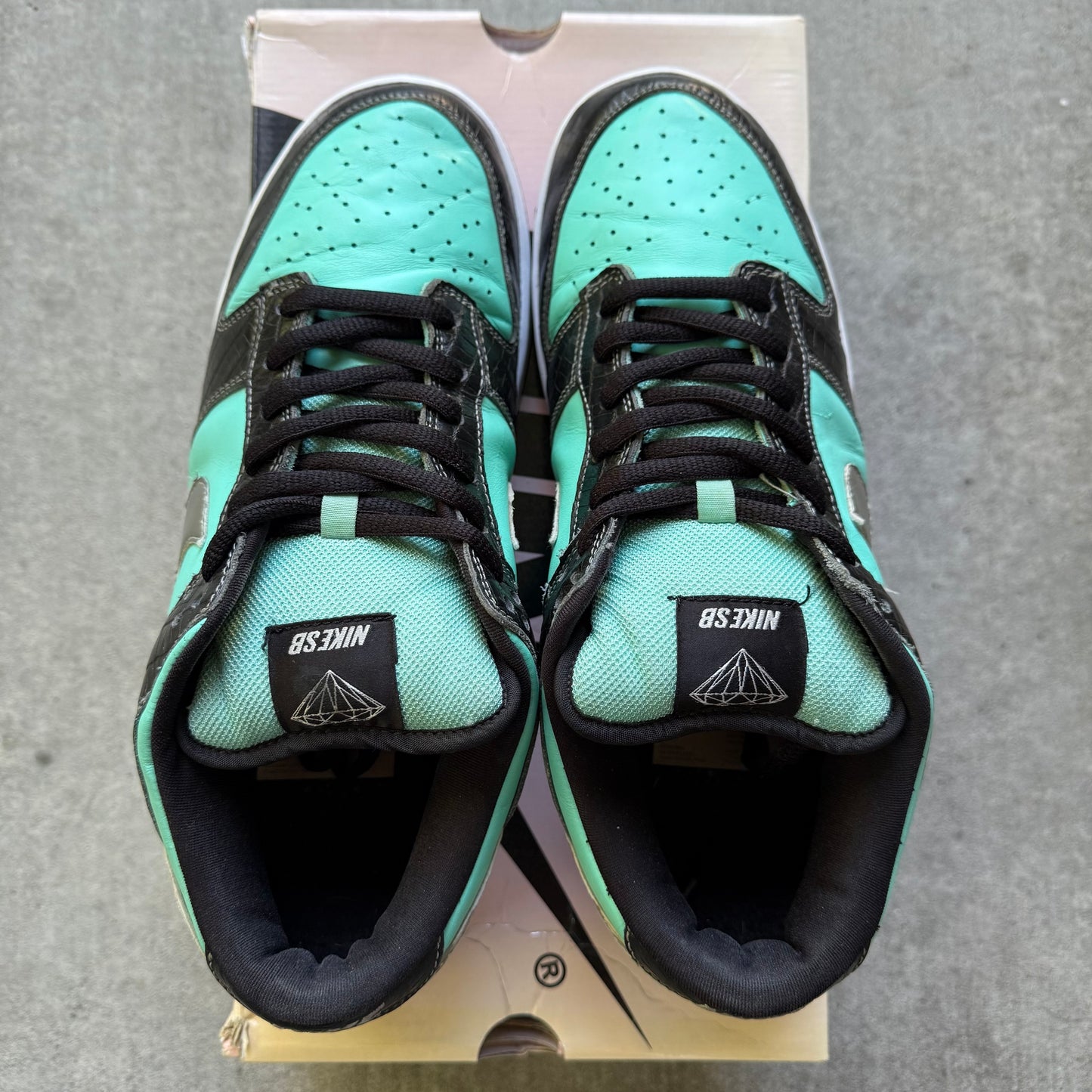 Size 12 - 2005 Diamond Supply Co. x Nike Dunk SB Low "Tiffany"