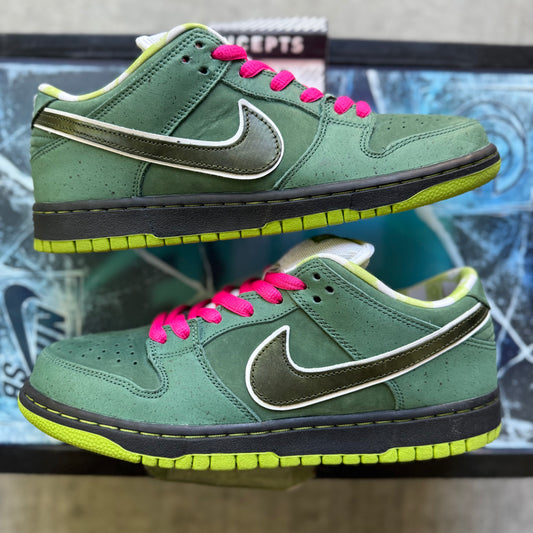 Size 9 - 2018 Concepts x Nike Dunk SB Low "Green Lobster" Special Box