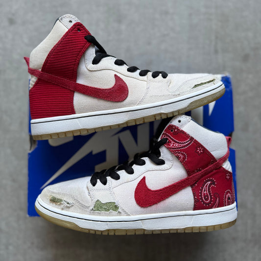 Size 9 - 2011 Nike Dunk SB High "Cheech & Chong"