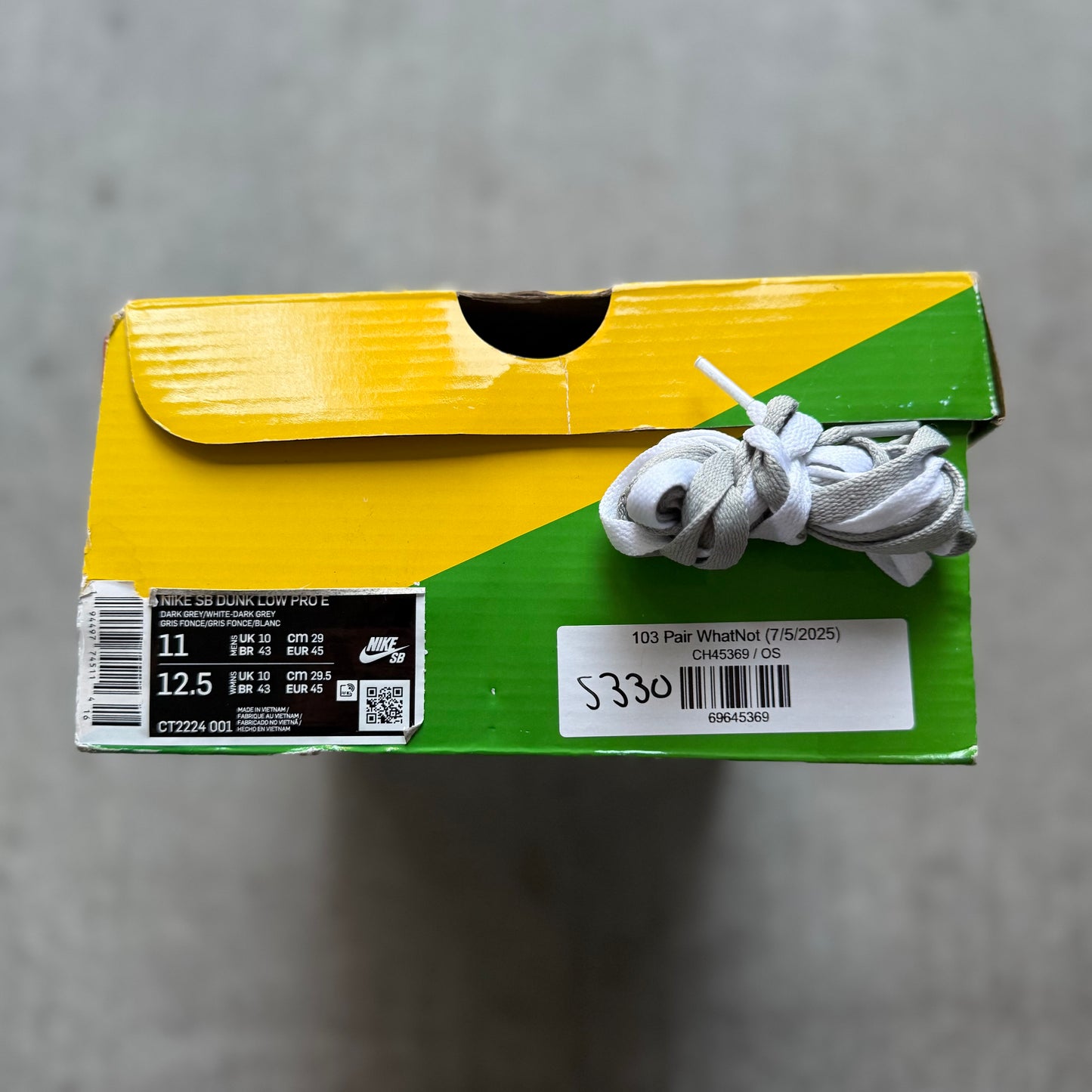 Size 11 - 2020 Nike Dunk SB Low "Crater"