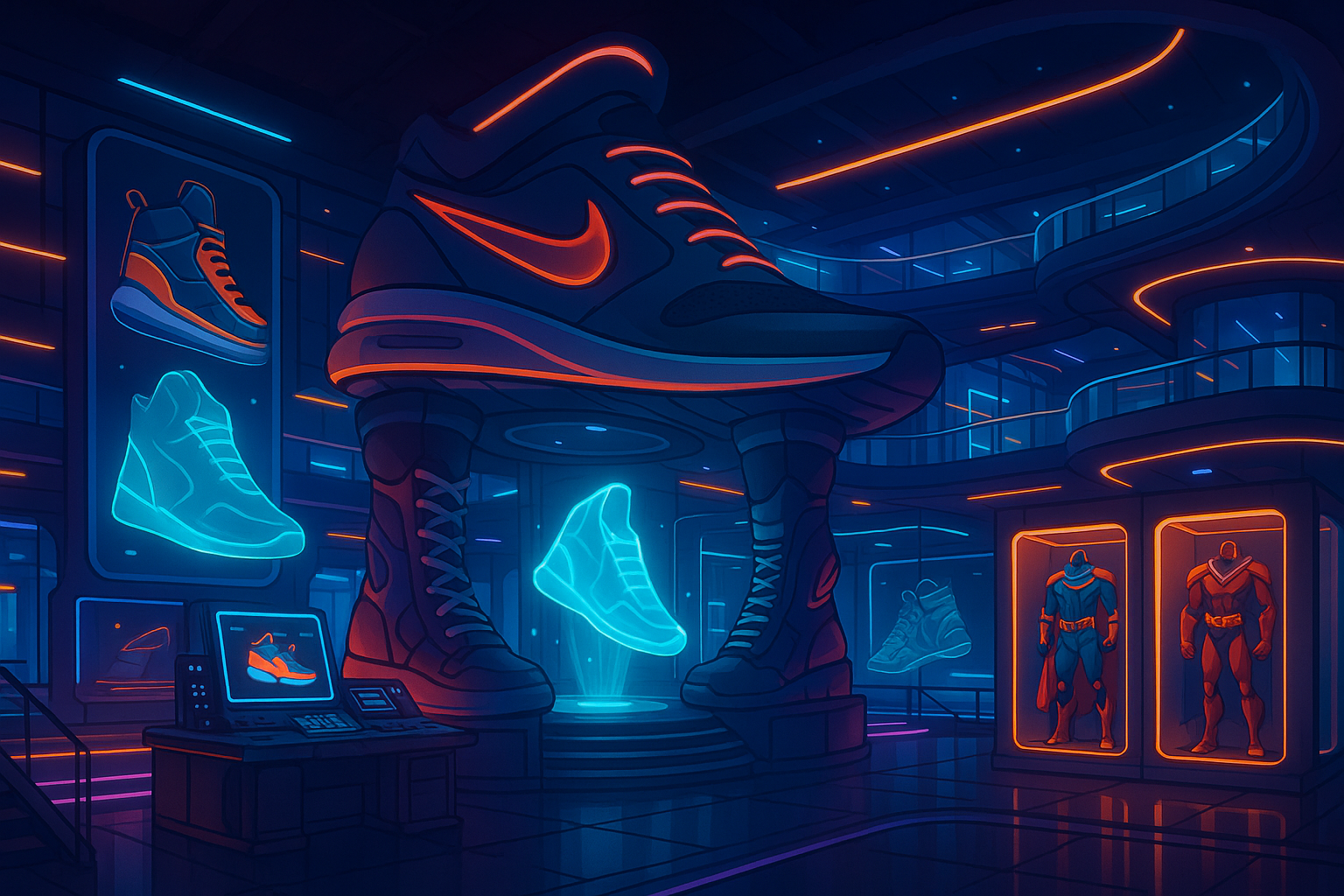 sneaker superhero headquarter